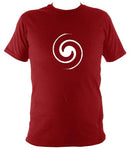 Spiral T-shirt - T-shirt - Antique Cherry Red - Mudchutney