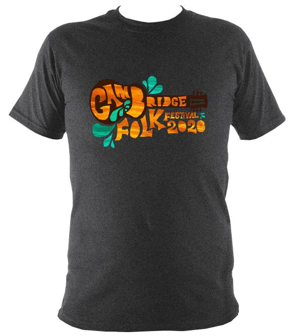 Cambridge Folk Festival - Design 8 - T-shirt - T-shirt - Dark Heather - Mudchutney