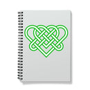 Celtic woven hearts Notebook