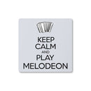 Keep Calm & Play Melodeon Coaster