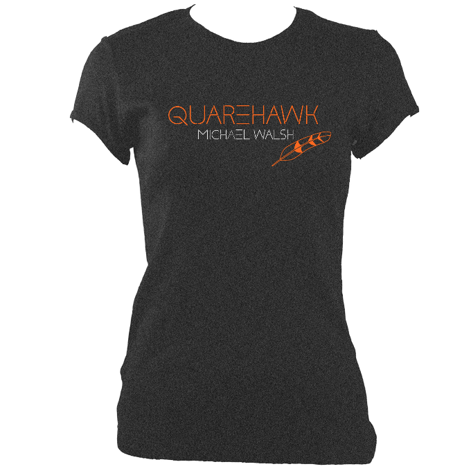 Michael Walsh "Quarehawk" Ladies Fitted T-shirt