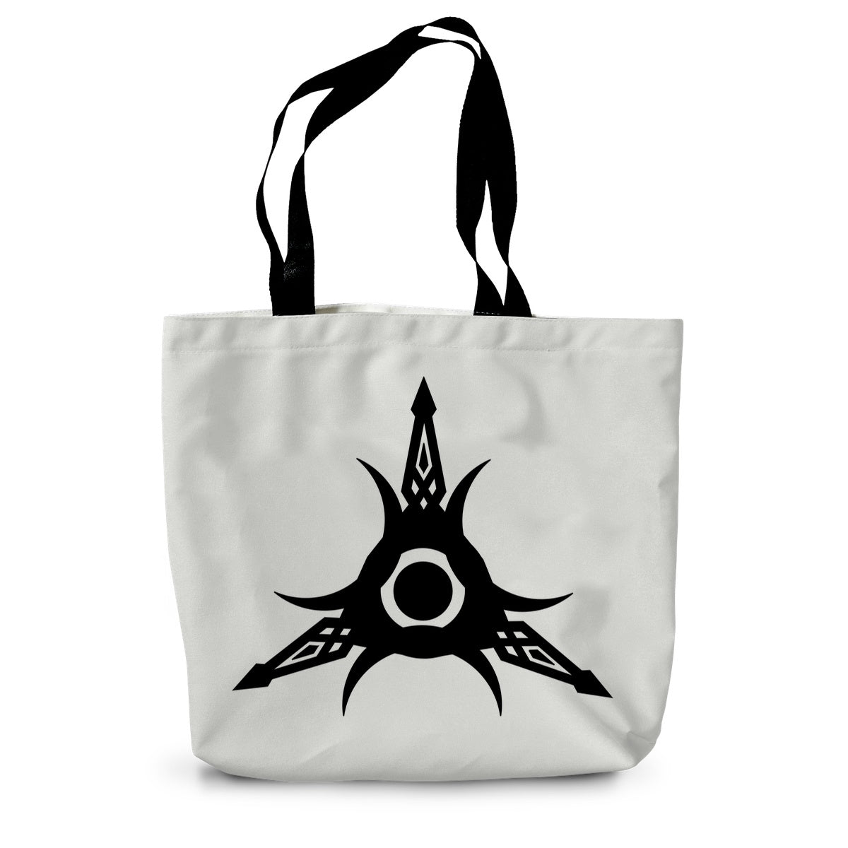 Tribal Edge Tattoo Canvas Tote Bag