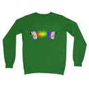 Rainbow Sound Wave Concertina Sweatshirt