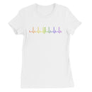 Rainbow Heartbeat Fiddle Women's T-Shirt