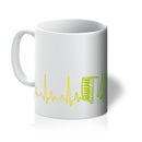 Rainbow Heartbeat Accordion Mug