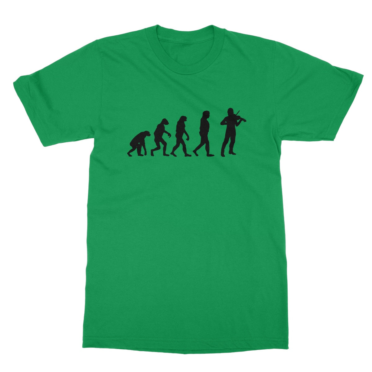 Evolution of Fiddle Players T-Shirt