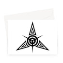 Tribal Star Tattoo Greeting Card