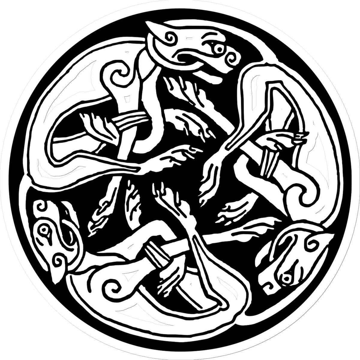 Celtic Dogs Sticker