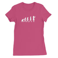 Evolution of Female Flute Players Women's T-Shirt