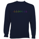 Heartbeat Concertina in Rainbow Colours Sweatshirt