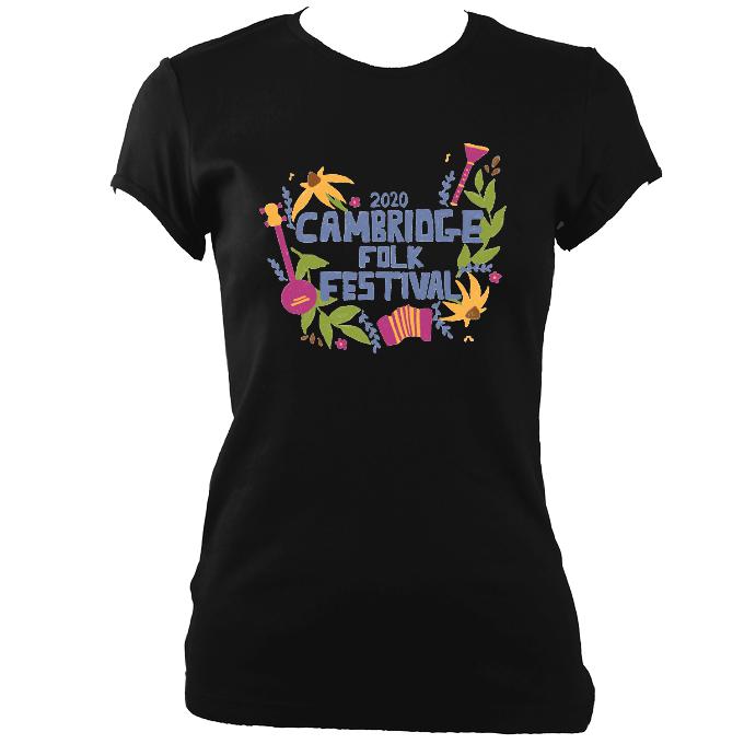 Cambridge Folk Festival - Design 4 - Women's Fitted T-Shirt