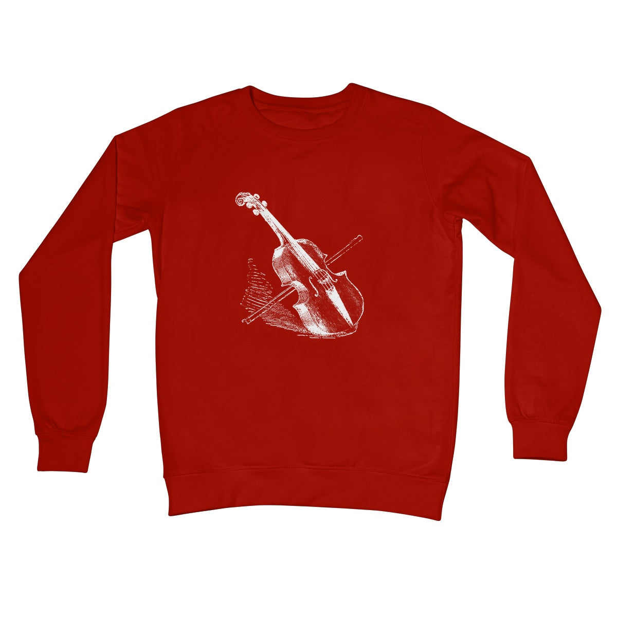 Fiddle and Bow Sketch Sweatshirt