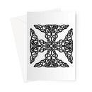 Complex Celtic Cross Greeting Card