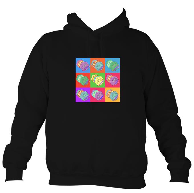 Warhol style Concertinas Hoodie