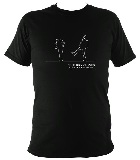 The Drystones "Tale of Sound and Fury" T-shirt - T-shirt - Black - Mudchutney