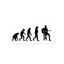 Evolution of Guitar Players Sticker