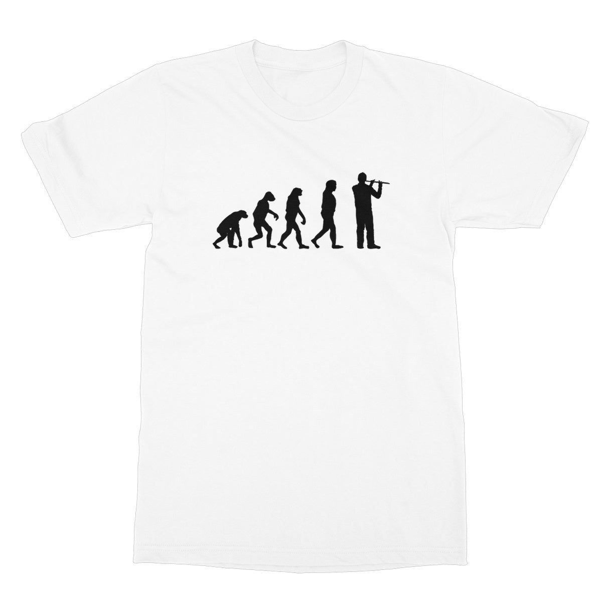 Evolution of Flute Players T-Shirt