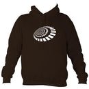 Spiral Blocks Hoodie-Hoodie-Hot chocolate-Mudchutney