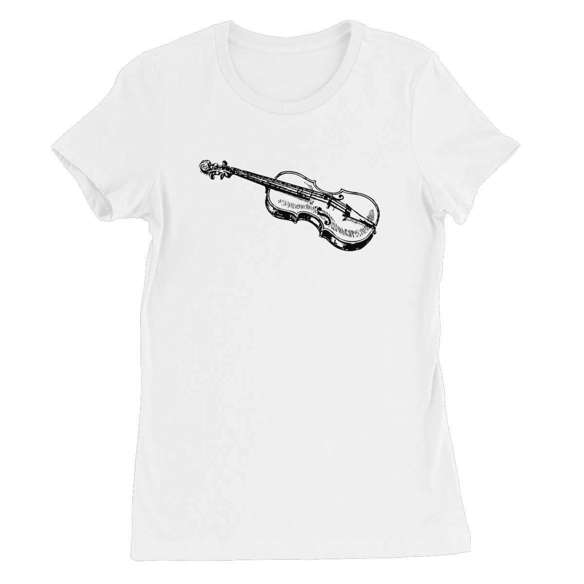 Fiddle Sketch Women's T-Shirt