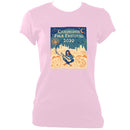 update alt-text with template Cambridge Folk Festival - Design 6 - Women's Fitted T-shirt - T-shirt - White - Mudchutney