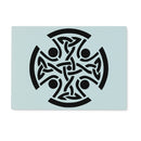 Celtic Woven Cross Glass Chopping Board