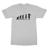 Evolution of Female Flute Players T-Shirt