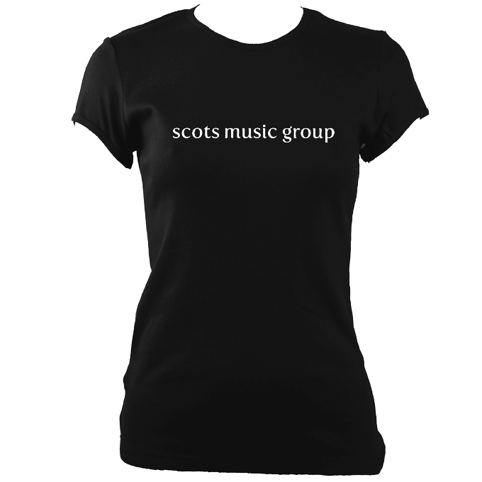 Scots Music Group "Long Logo" Womens Fitted T-shirt