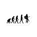 Evolution of Female Guitar Players Sticker