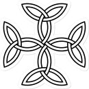 Celtic 4 sided knot Sticker