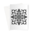 Ornamental Square Greeting Card