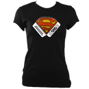 Melodeon Superhero Ladies Fitted T-shirt