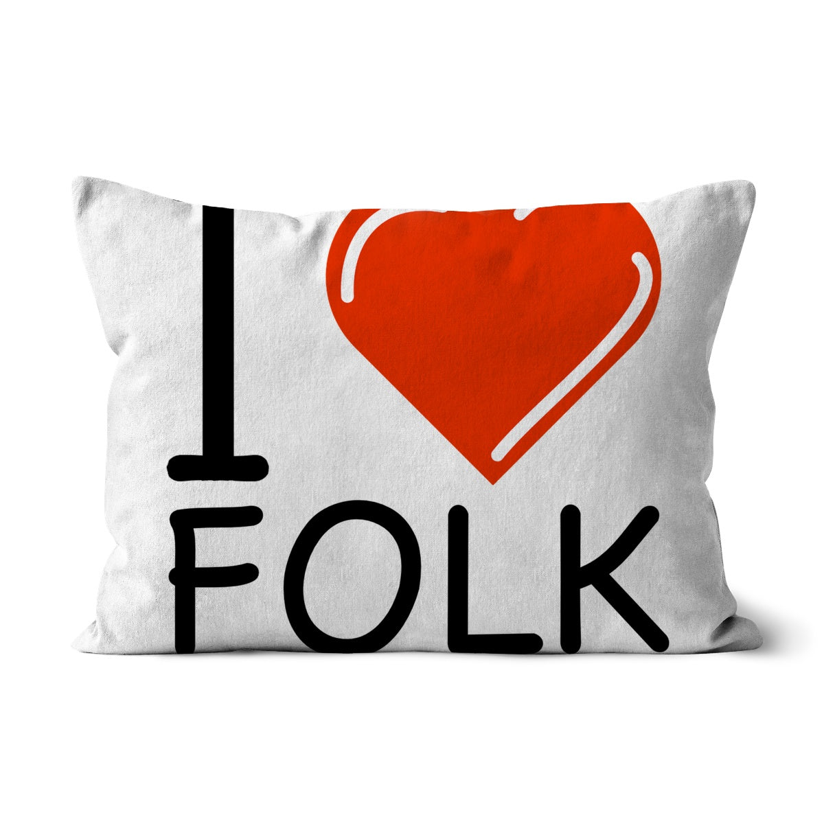 I Love Folk Cushion