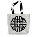 Celtic Circular Design Canvas Tote Bag