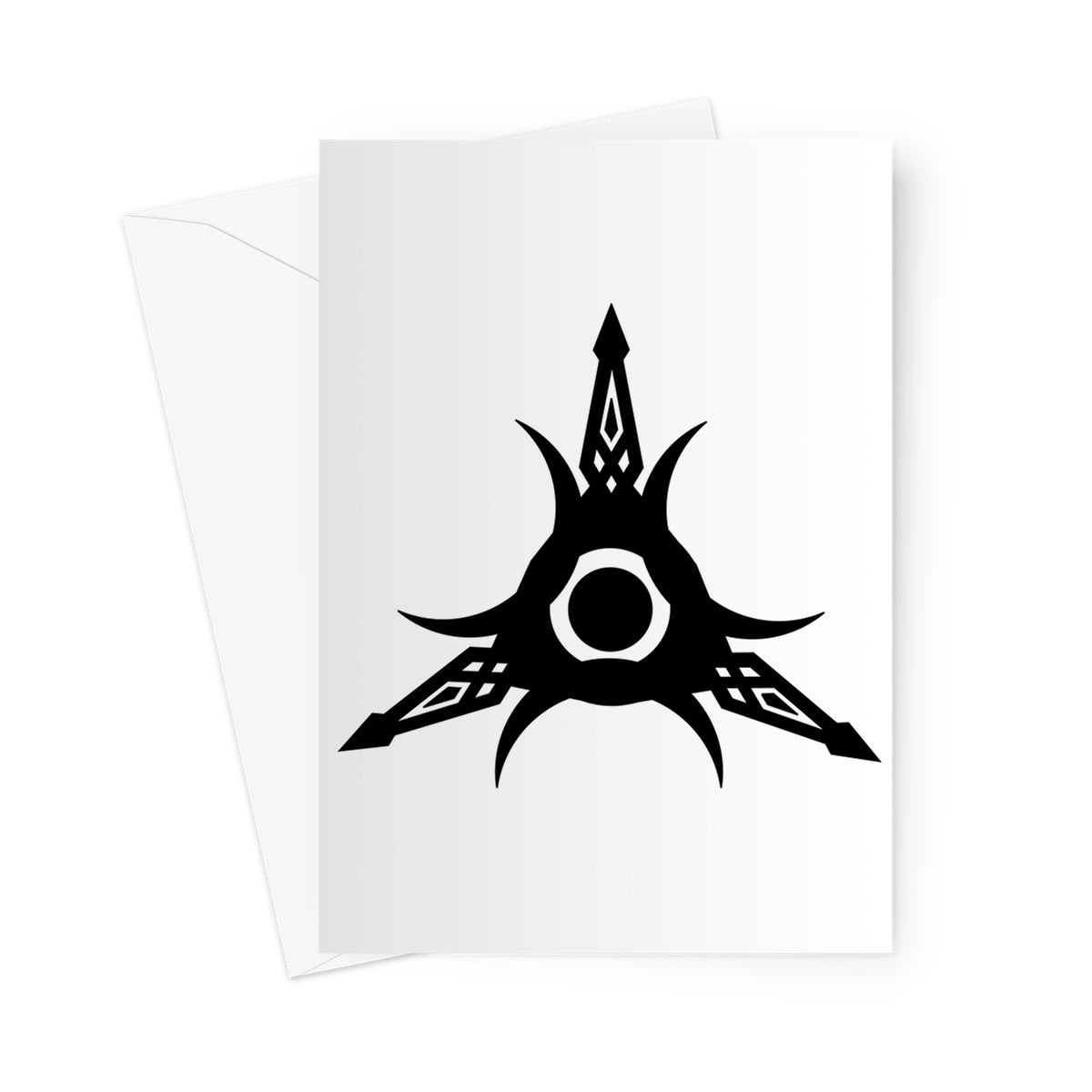 Tribal Edge Tattoo Greeting Card