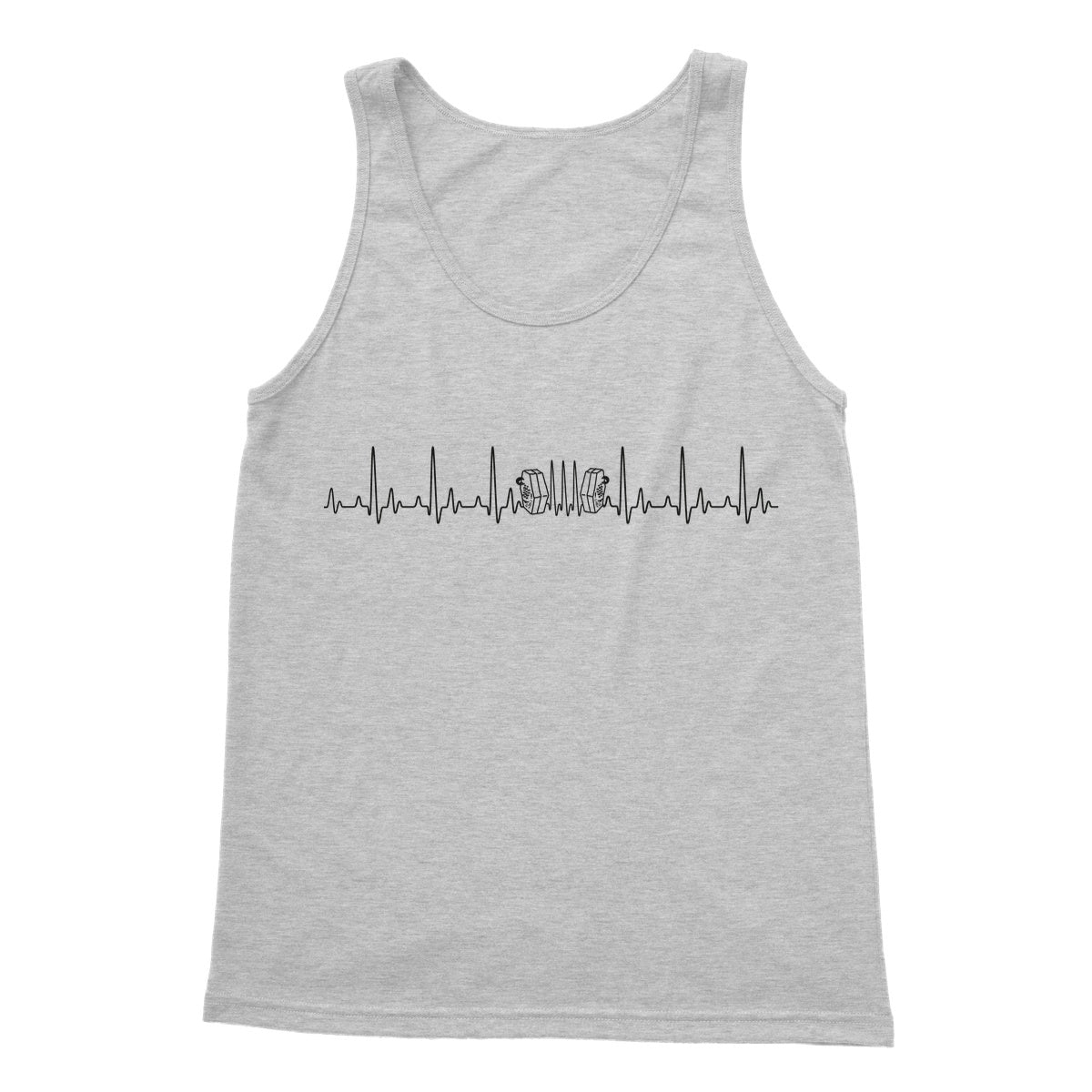 Heartbeat Concertina Tank Top