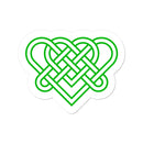 Celtic woven hearts Sticker