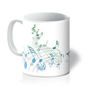 Abstract Music Score Mug