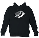 Spiral Blocks Hoodie-Hoodie-French navy-Mudchutney