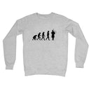 Evolution of Bagpipe players Sweatshirt