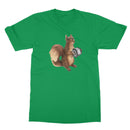 Concertina Playing Squirrel T-shirt