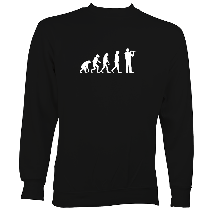 Evolution of Flute Players Sweatshirt