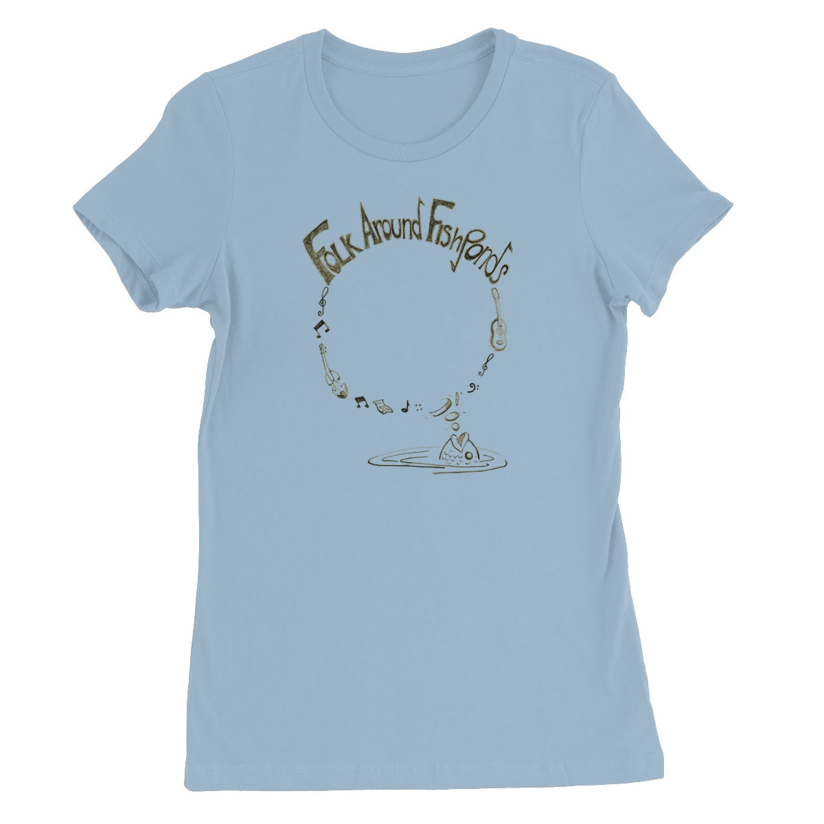 Folk around Fishponds Women's T-Shirt