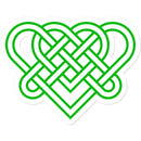 Celtic woven hearts Sticker