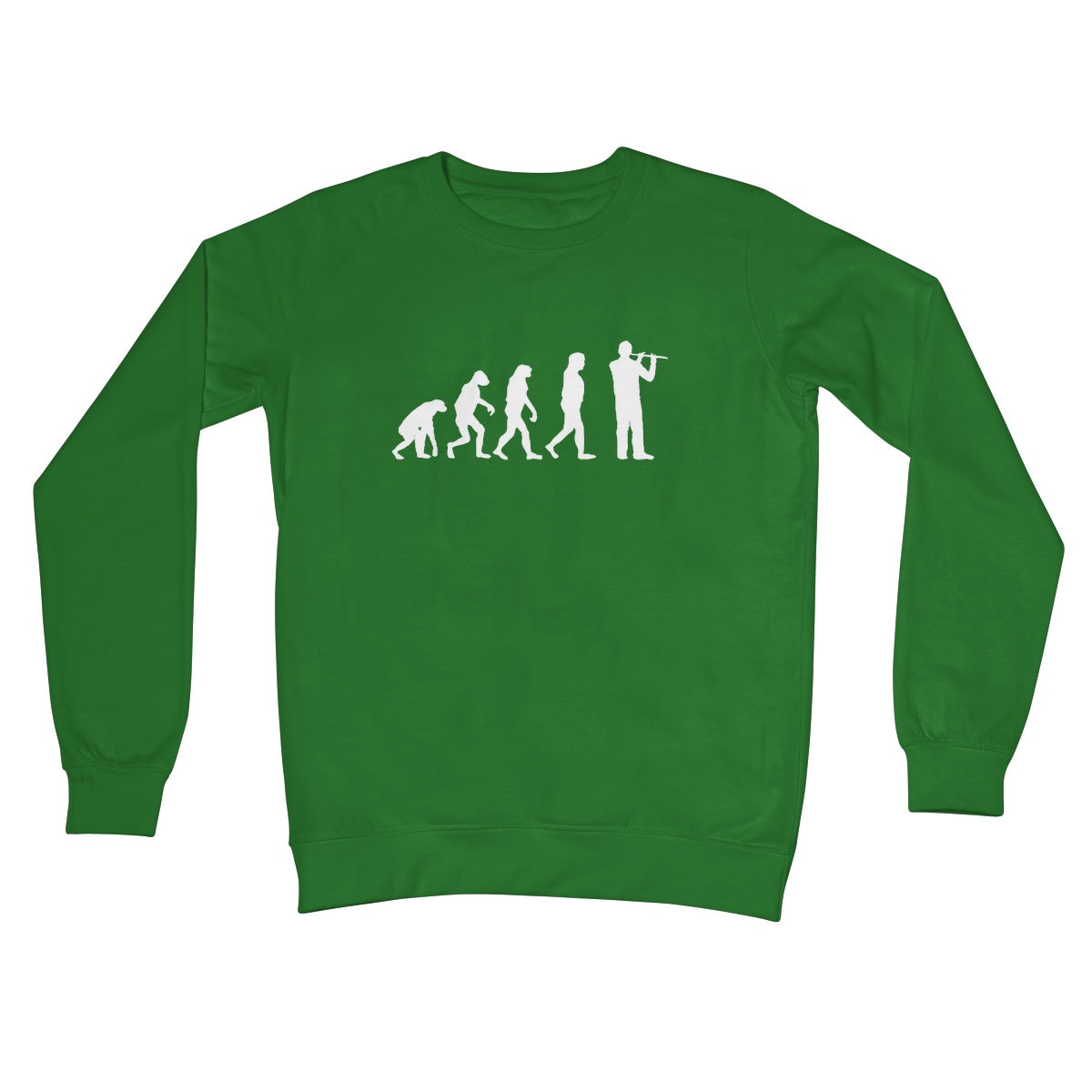 Evolution of Flute Players Sweatshirt