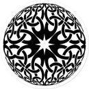 Celtic Woven Globe Sticker