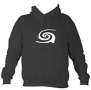 Tribal Spiral Hoodie-Hoodie-Storm grey-Mudchutney