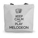 Keep Calm & Play Melodeon Canvas Tote Bag