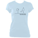 update alt-text with template The Drystones Tale of Sound and Fury Fitted T-shirt - T-shirt - Light Blue - Mudchutney