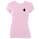 update alt-text with template Star for a Heart Ladies FItted T-Shirt - T-shirt - Light Pink - Mudchutney