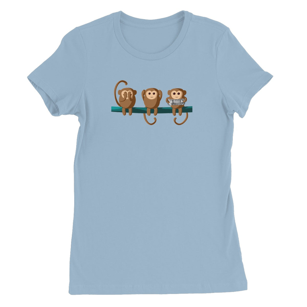 Play No Concertina Monkeys Women's T-shirt